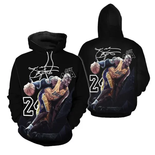 Discover Personalized Kobeee Basketball Hoodie Superstar Number 24/8 3D Hoodie Kids