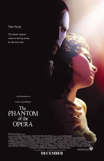 The Phantom of the Opera Movie Poster Gerard Butler, Emmy Rossum