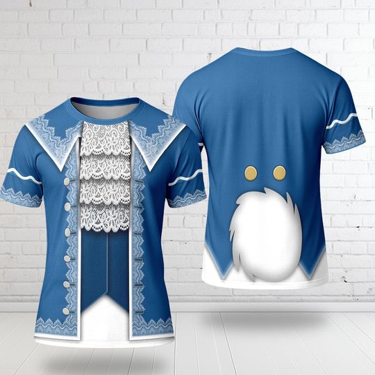 Discover Wonderland Movie Costume White Rabbit 3D Shirt, Halloween Costume For Family Group T Shirt