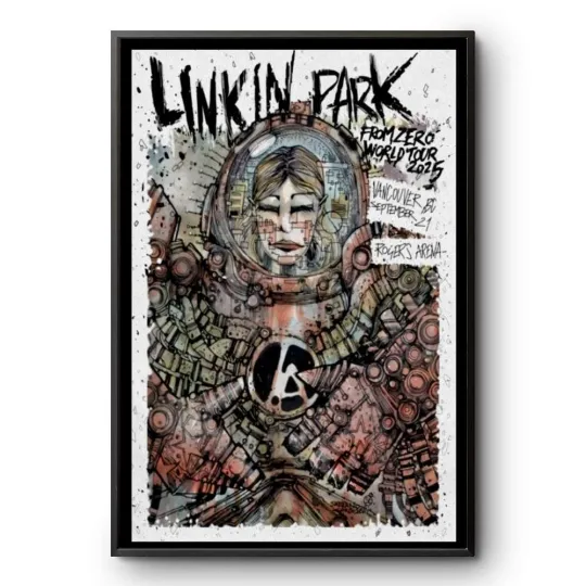 Discover HOT Linkin Park British Columbia Concert sept 21 2025 Poster 18x24