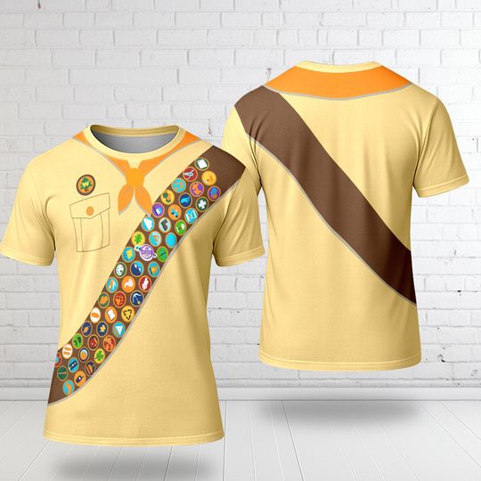 Discover Russell Up Halloween 3D Shirt, Russell Up Halloween Costume For Family Group T-Shirt, Russell Up Cosplay Costume Tee, Gift For Kid