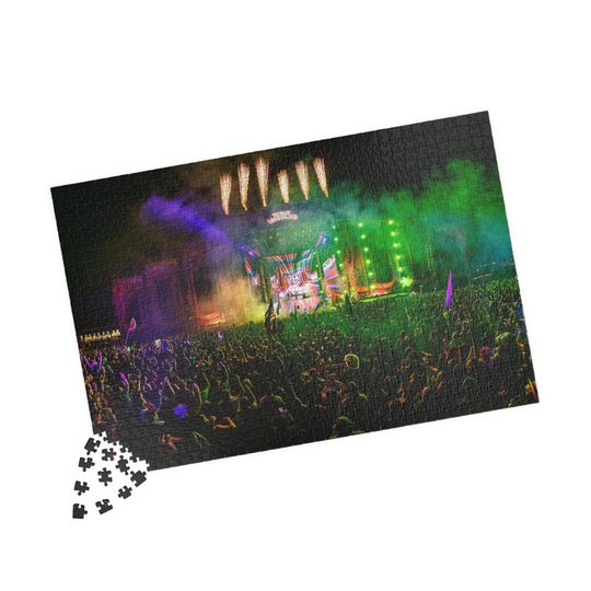 Beyond Wonderland 'The Gorge' Jigsaw Puzzles - EDC, Live Concerts, Electronic Dance Music, Adult Game Nights, Gifts, Electric Daisy Carnival