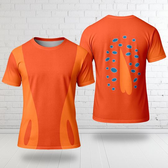 Pudge the Fish Costume 3D Shirt, Stitch And Lilo Character Shirt