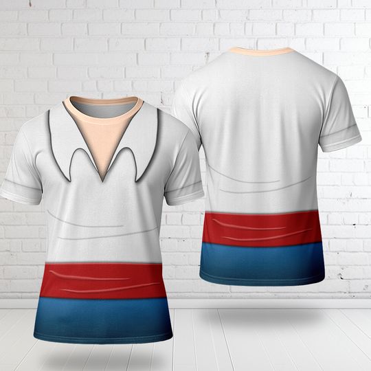 Discover Handsome Prince Halloween Costume 3D Shirt, Sea Movie Cosplay Costume Tee, Halloween Costume For Family Group T Shirt, Gift For Him