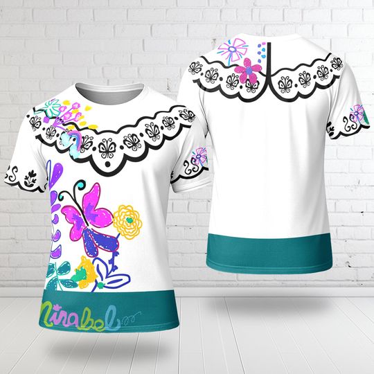 Beauty Inspired All-Over Print Costume Lightweight T-Shirt, Musical Movie 3D Costume
