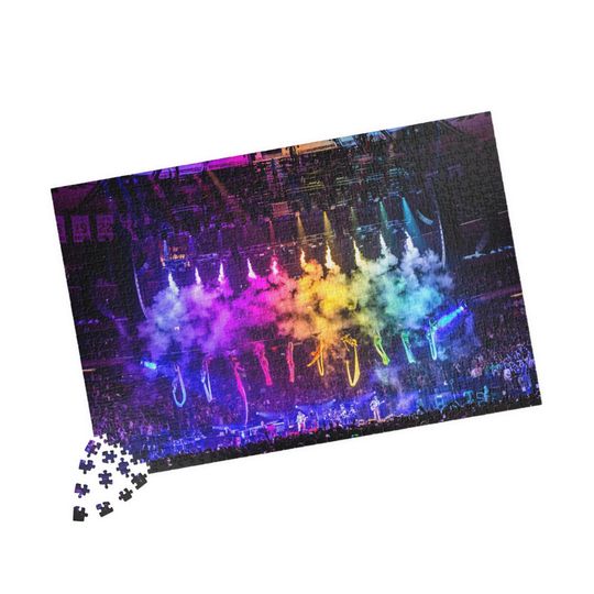 Discover Phish 'MSG 12/31/2018' (Rainbow Smoke) Jigsaw Puzzles - Jigsaw for Adults, Phan, Gift Idea, Mind Game Challenge, Music Lover, Madison Square