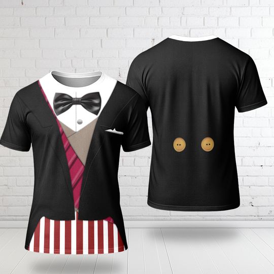 The Haunted Mansion Movie Ghost Costume, The Guy Suit 3D Cosplay T-shirt