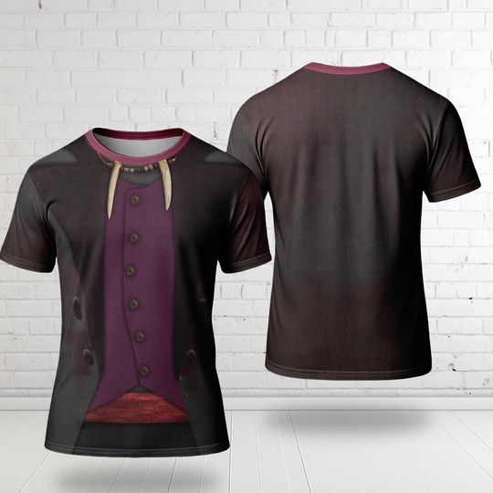 Princess And The Frog 3D Costume Shirt, Dr Facilier Cosplay Tee, Magic Kingdom Shirt