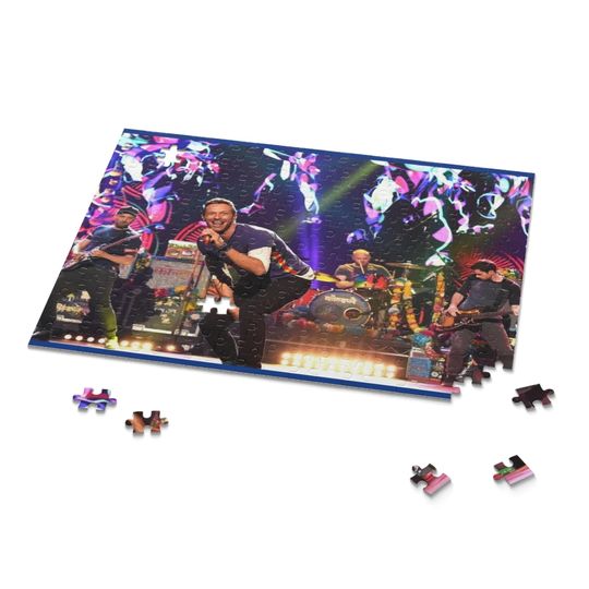 Coldplay 'Live' Jigsaw Puzzles - Gifts for Fans, Friends, Family, Fun, Chris Martin, Concerts, Images, Merchandise, Game Nights, Live, Bands