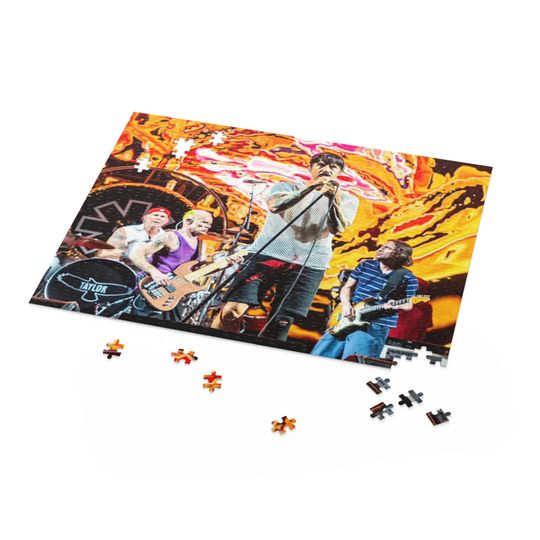 Discover Red Hot Chili Peppers 'Live' Jigsaw Puzzles (in Gift Ready Boxes) - Flea Bass, Anthony Kiedis, Frusciante, RHCP, Taylor Hawskin, Merchandise
