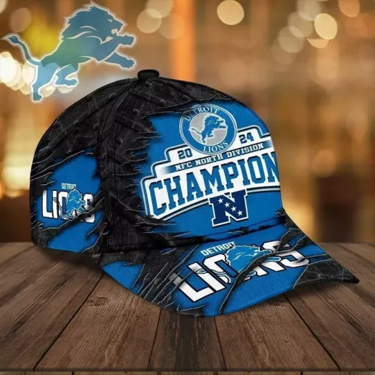 Detroit Lions Classic Cap - Best Gift For Fans