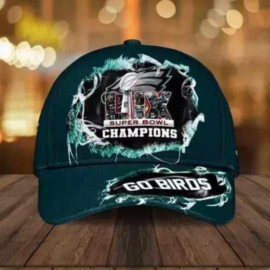 Philadelphia Eagles Classic 3D Cap 2025 - Best Gift For Fans