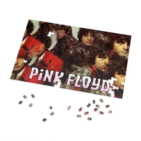 Discover Pink Floyd 'The Piper at the Gates of Dawn' Jigsaw Puzzles w/ Tin - Album Covers, Family Fun Games, Music, Merch, Memorabilia, David Gilmour