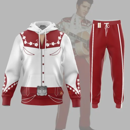 Discover Elvis 'Loving You' 1957  - Costume Cosplay Hoodie Sweatshirt Sweatpants ELHS20