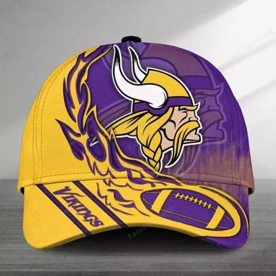 Minnesota Vikings Personalized Classic Cap - Best Gift For Fans