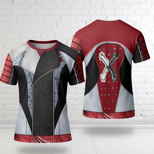 Discover Carlos De Vil Costume T-Shirt, Descendants 2 Cosplay Costume Shirt, Descendants Carlos De Vil Cosplay Tee, Halloween All Over Print Tee