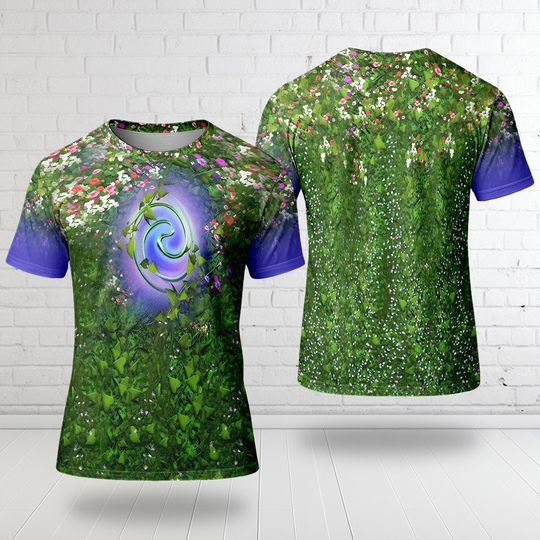 Discover Te Fiti Inspired Costume T-Shirt, Moana Character Cosplay Costume Shirt, Te Fiti Goddess Cosplay Tee, Te Fiti Halloween All Over Print Tee