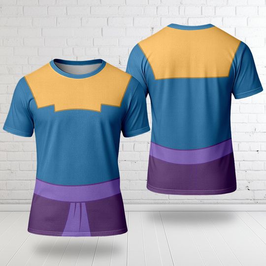 Discover The Emperor New Groove Costume T-Shirt, Krock Halloween Cosplay Tee, Emperor New Groove Krock Cosplay Costume Tee, Halloween All Over Print