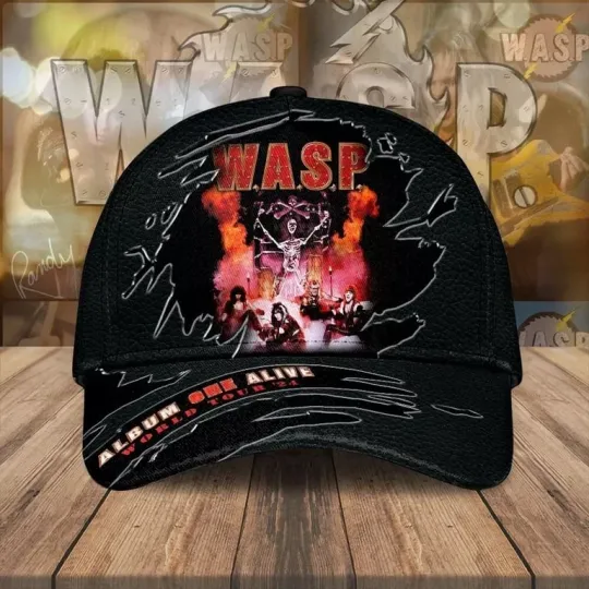 Discover W.A.S.P. Classic Cap – Rock Band Fan Gear, Adjustable Strapback Cap