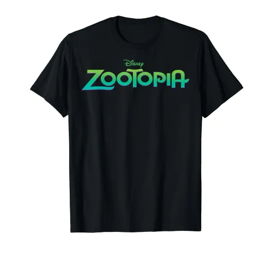 Discover Disney Zootopia title logo. T-shirt