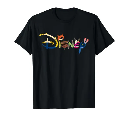 Discover Disney Zootopia Logo Group Vacation T-Shirt in Black