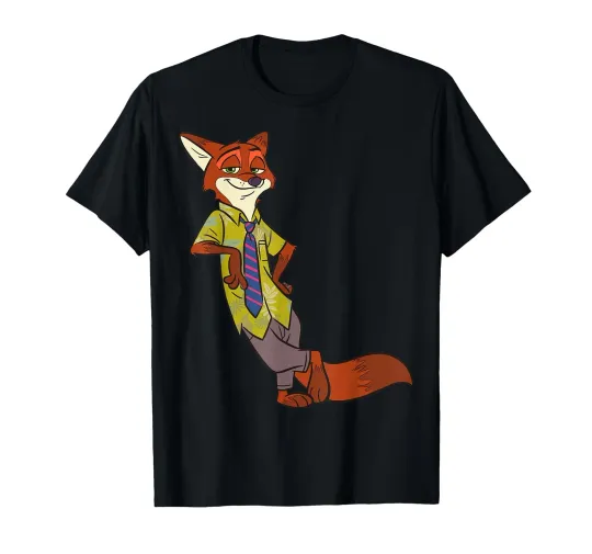 Discover Zootopia Cool Fox Nick Wilde Tilted T-Shirt