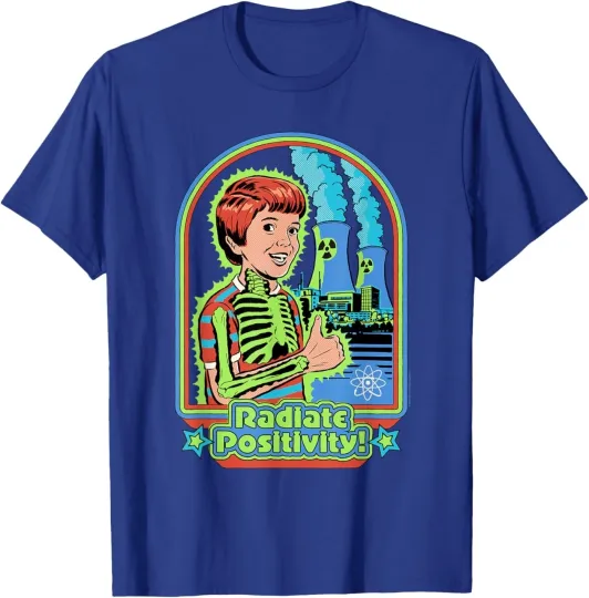 Discover Radiate Positivity Radioactive Dark Humor T-Shirt