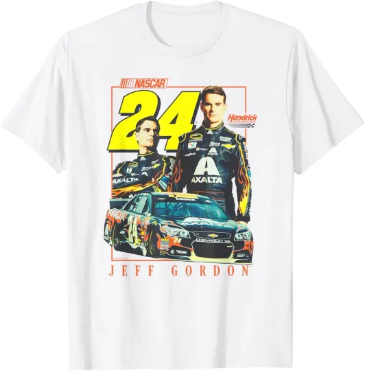 Discover Hendrick Motorsports Jeff Gordon #24 Distressed Poster T-Shirt