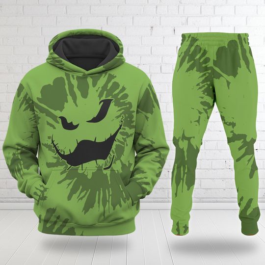 Oogie Boogie Halloween Costume Hoodie, Horror Movie All Over Print Hoodie