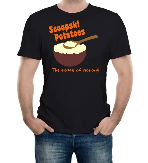 Discover Scoopski Potatoes T-Shirt - Fun Retro Graphic Tee for Men and Women