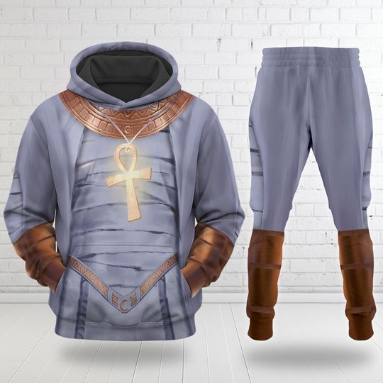 Discover Khonshu 3D Adult T-shirt Hoodie, Moon Knight Cosplay Costume Hoodie, Khonshu Moon Knight Halloween Costume Shirt, Khonshu Hoodie