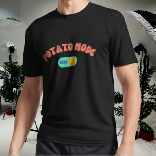 Discover Potato Mode Active Logo TEE T-Shirt USA Funny Size S to 5XL Hoodie & T-Shirt