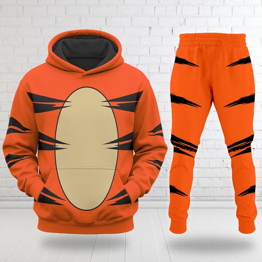 Pooh Tigger Piglet Eeyore 3D Adult T-shirt Hoodie, Winnie The Pooh Cosplay Costume Hoodie