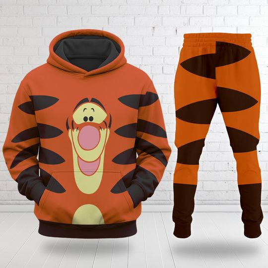 Tigger 3D All Over Print, Cute Tigger Hoodie, Winnie The Pooh Hoodie