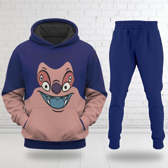 Lilo And Stitch 3D Costume Outfit, Jumba Jookiba Cosplay Costume Hoodie