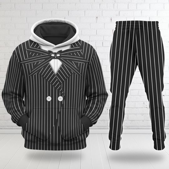 Jack Skellington Costume Hoodie, The Nightmare Before Christmas Cosplay Costume