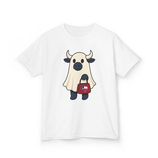 Halloween Ghost T-Shirt, Houston Football Shirt, Game Day Tee, Sports Fan Gift