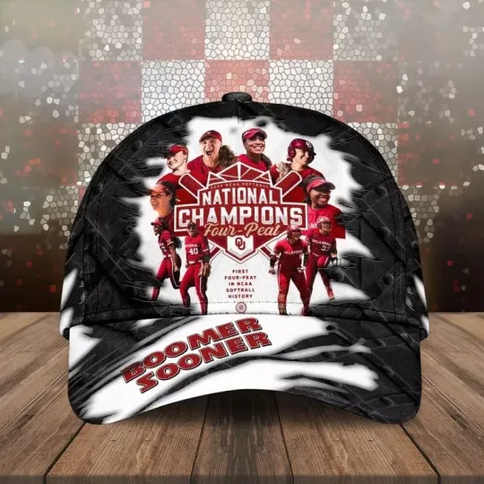 Oklahoma Sooners Women’s Softball Classic Cap, Adjustable Strapback Cap