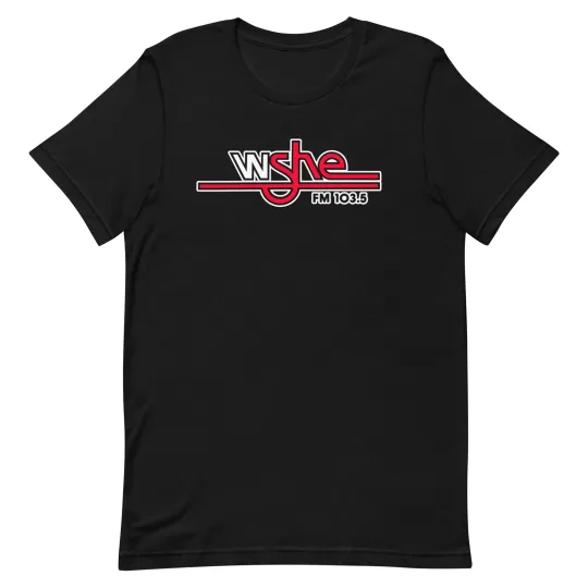 Discover WSHE 103.5 FM Radio Graphic Tee Shirt Unisex t-shirt