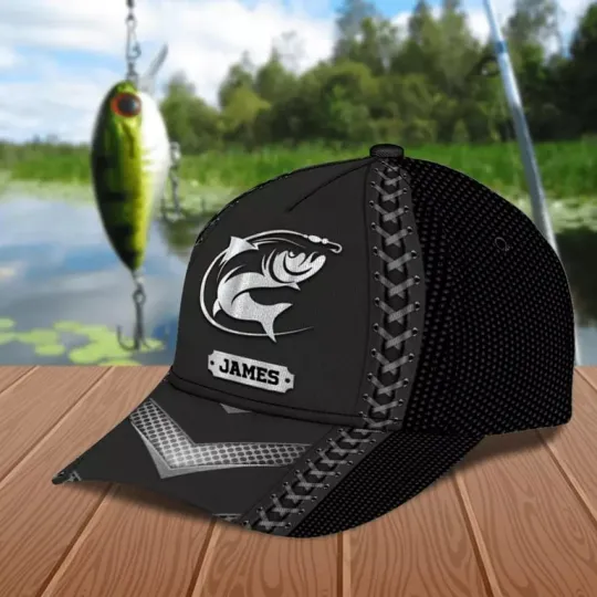 Discover Zipper Closure Dog Personalized Cap - Father's Day Gift for Dog Lovers