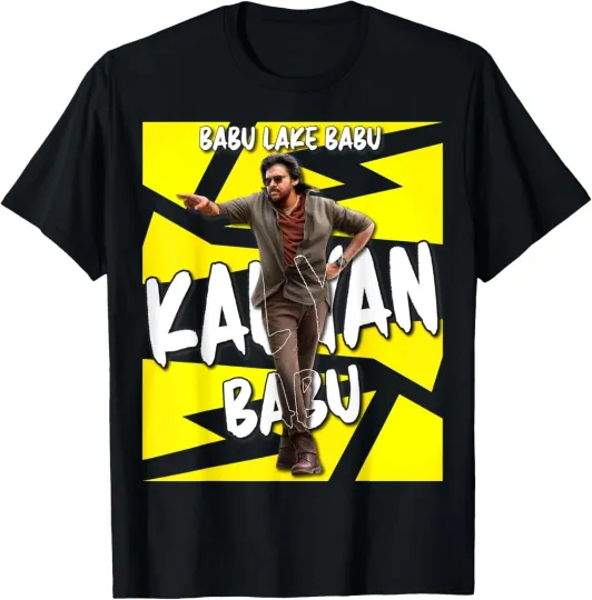 Discover Kalyan Babu Mass Vibe, Pawan Kalyan Inspired Memewear T-Shirt