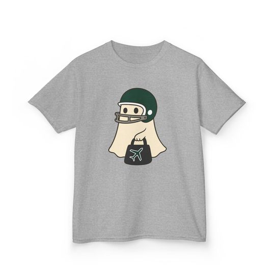 Discover Halloween Ghost T-Shirt, New York Football Shirt, Game Day Tee, Sports Fan Gift