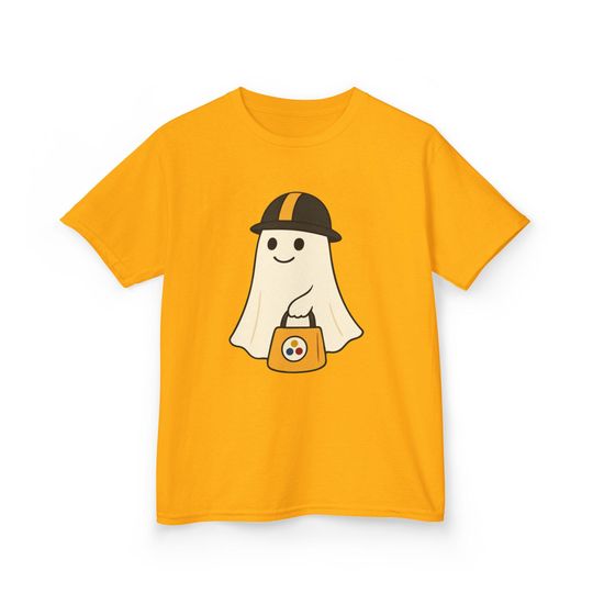 Discover Halloween Ghost T-Shirt, Pittsburgh Football Shirt, Game Day Tee, Sports Fan Gift