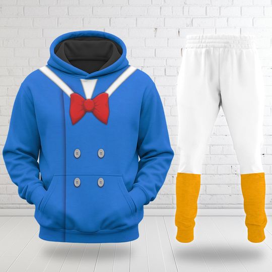 Discover Donald Duck Costume T-Shirt, Donald Duck 3D Costume Cosplay Hoodie