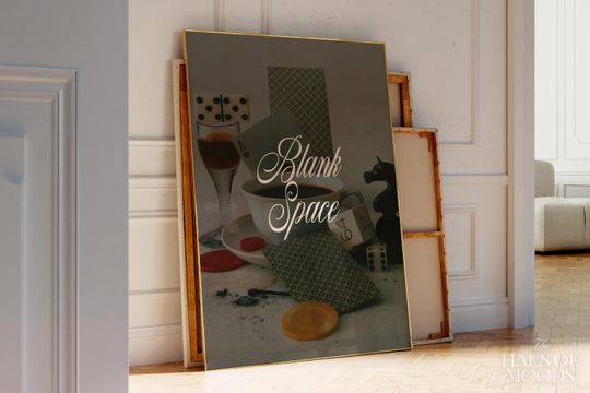 Discover Blank Space Lyrics Print: 1989 Art, Trendy Wall Decor