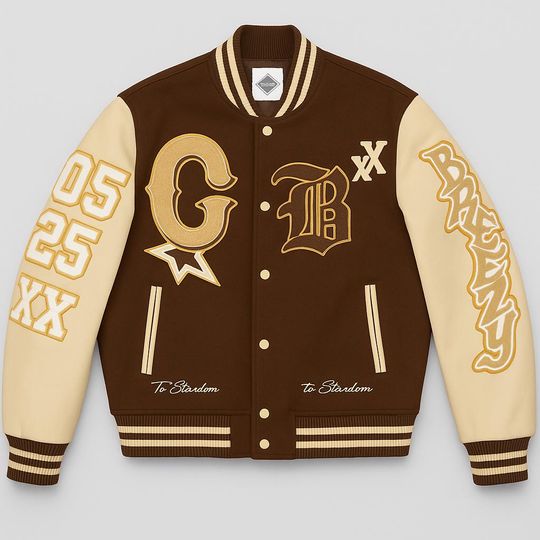 Discover Custom Varsity Letterman Jacket: Breezy Bowl Style, Personalized Name/Logo