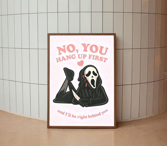 Funny Horror Movie Poster: Quirky Halloween Decor, Spooky Art