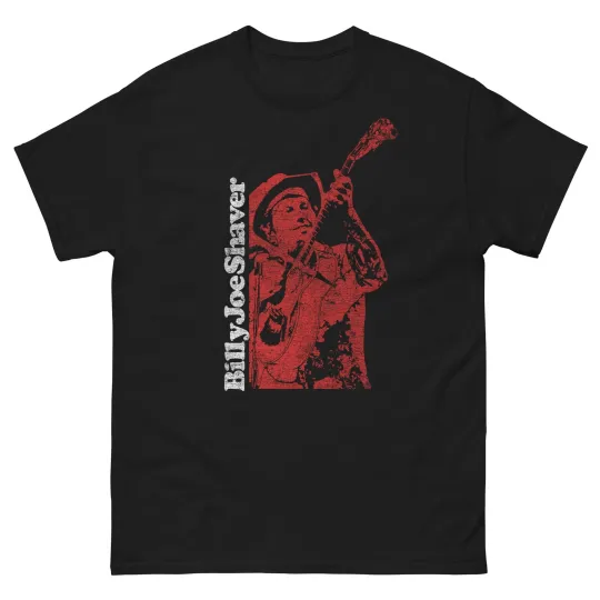 Billy Joe Shaver Black Graphic T JPDesign Shirt Unisex classic tee