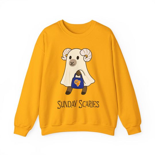 Halloween Los Angeles Rams Football Team Sweatshirt, Game Day Outfit, Sports Fan Gift