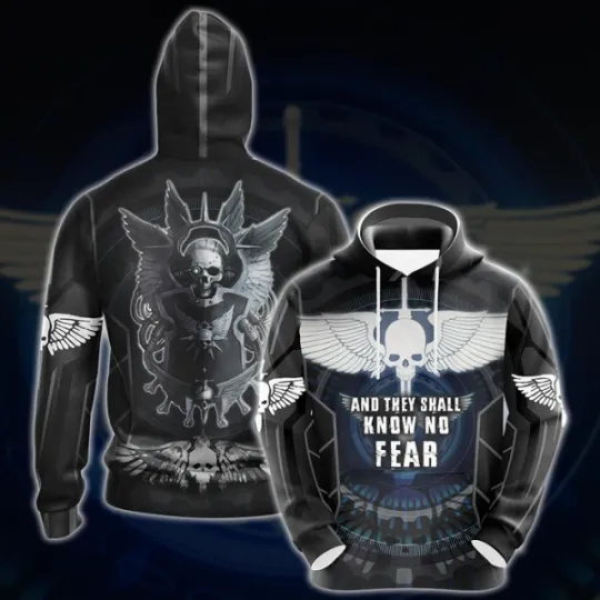 Discover Warhammer 40000 All Over Print Hoodie Pullover Hoodie